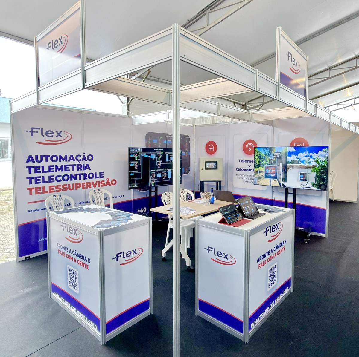 Estande da Flex Telecom no EnSAN 2026