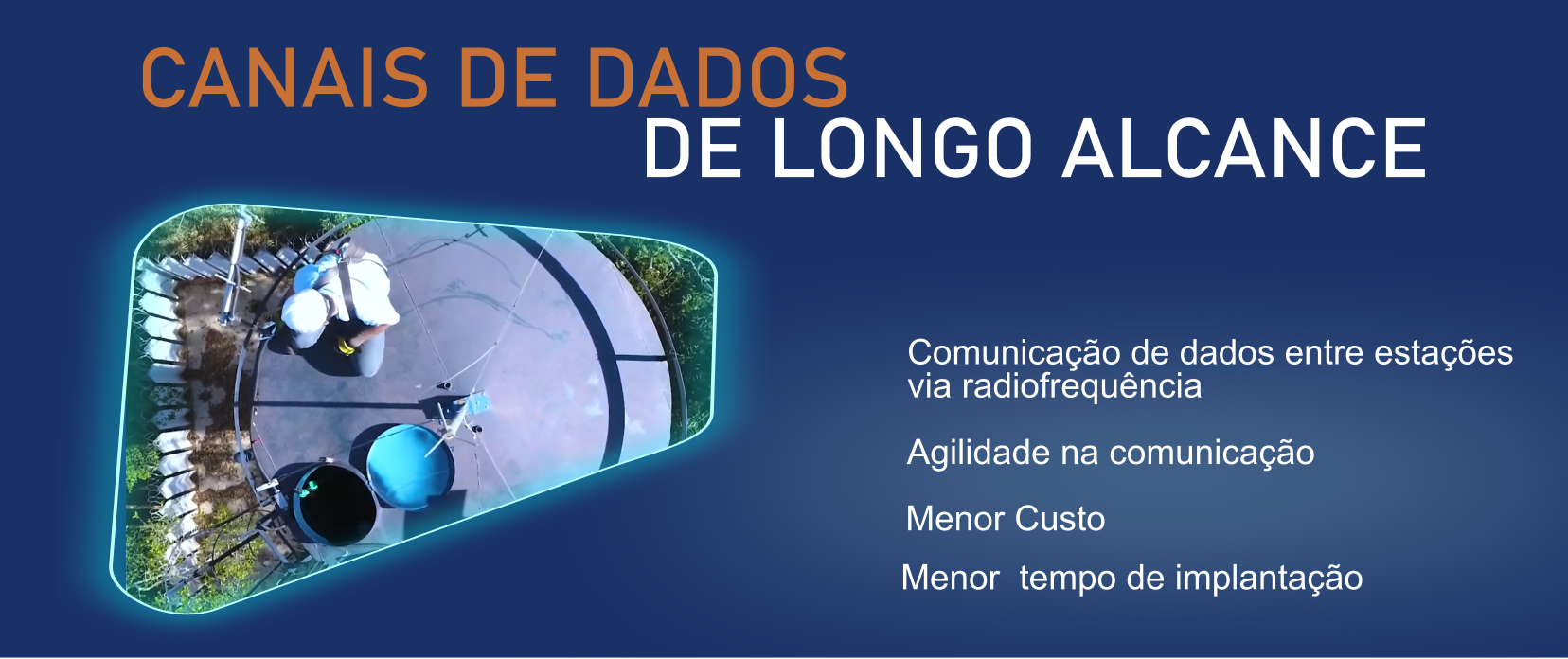 Canais de dados de longo alcance